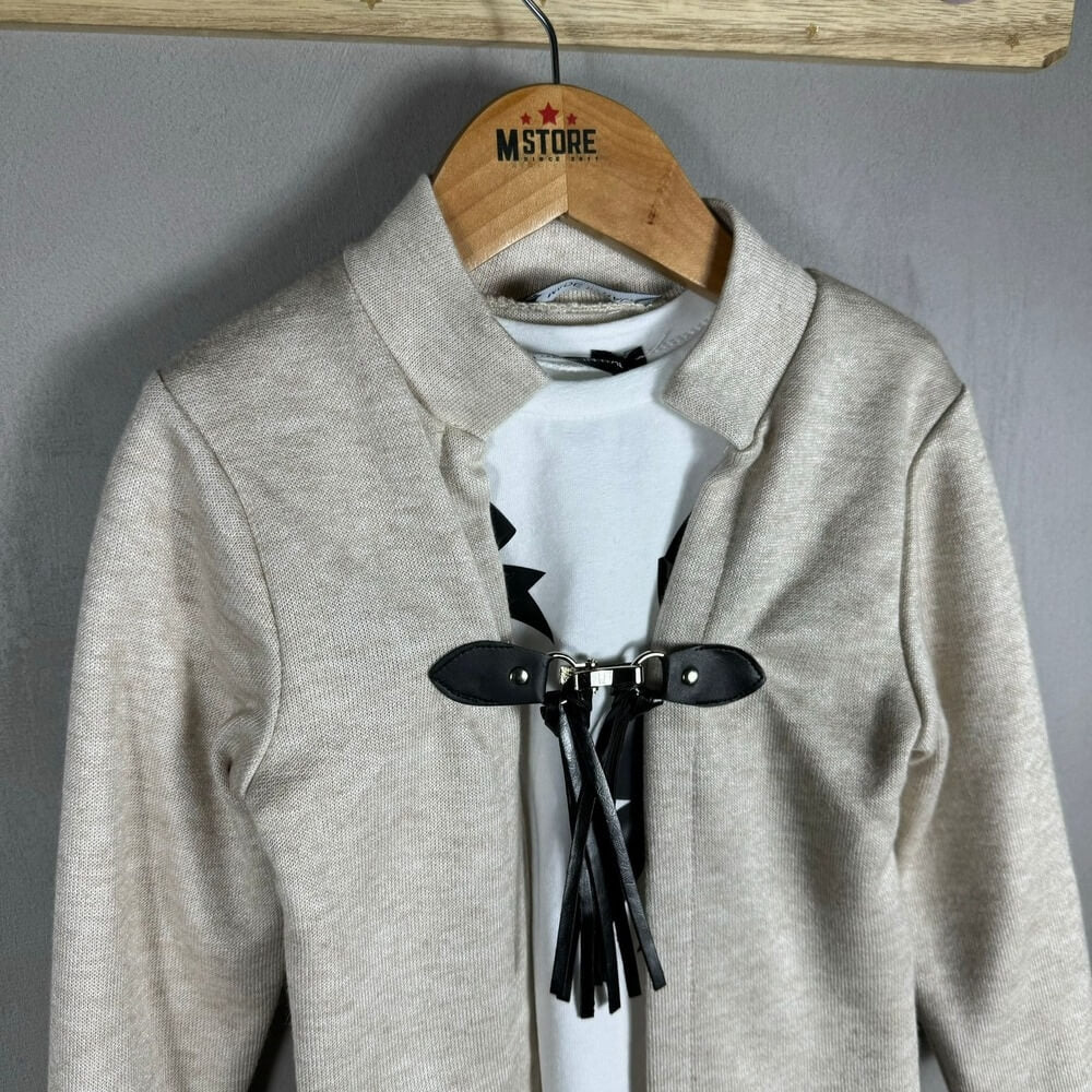 Cardigan + T-shirt Caldo cotone