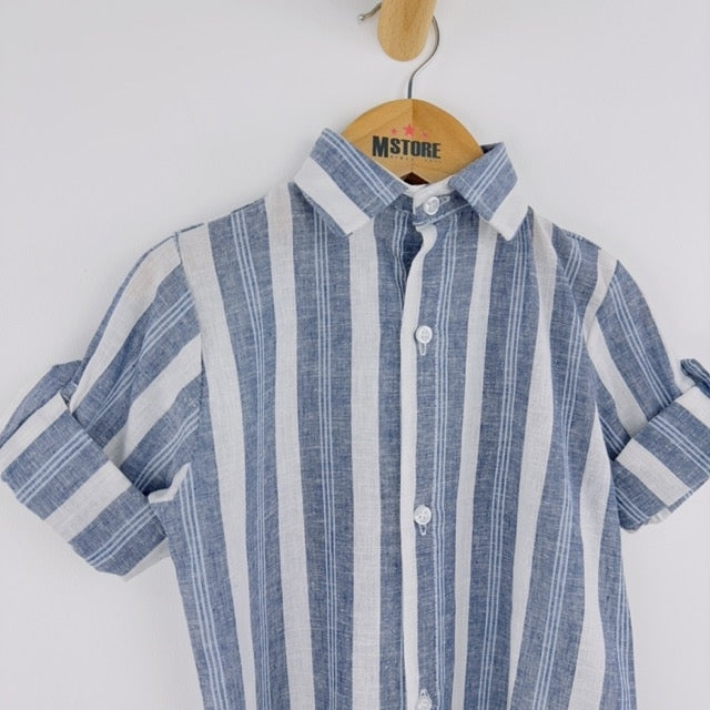 Camicia in Lino Pierre Cardin Neonato