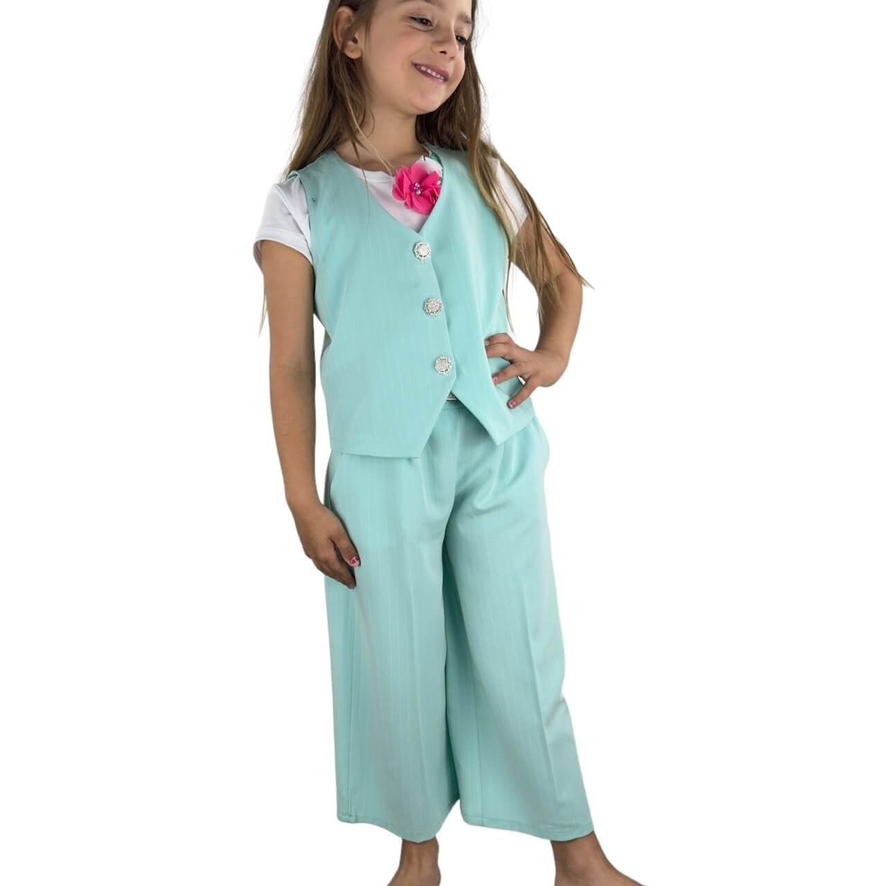 Pantalon palazzo à rayures