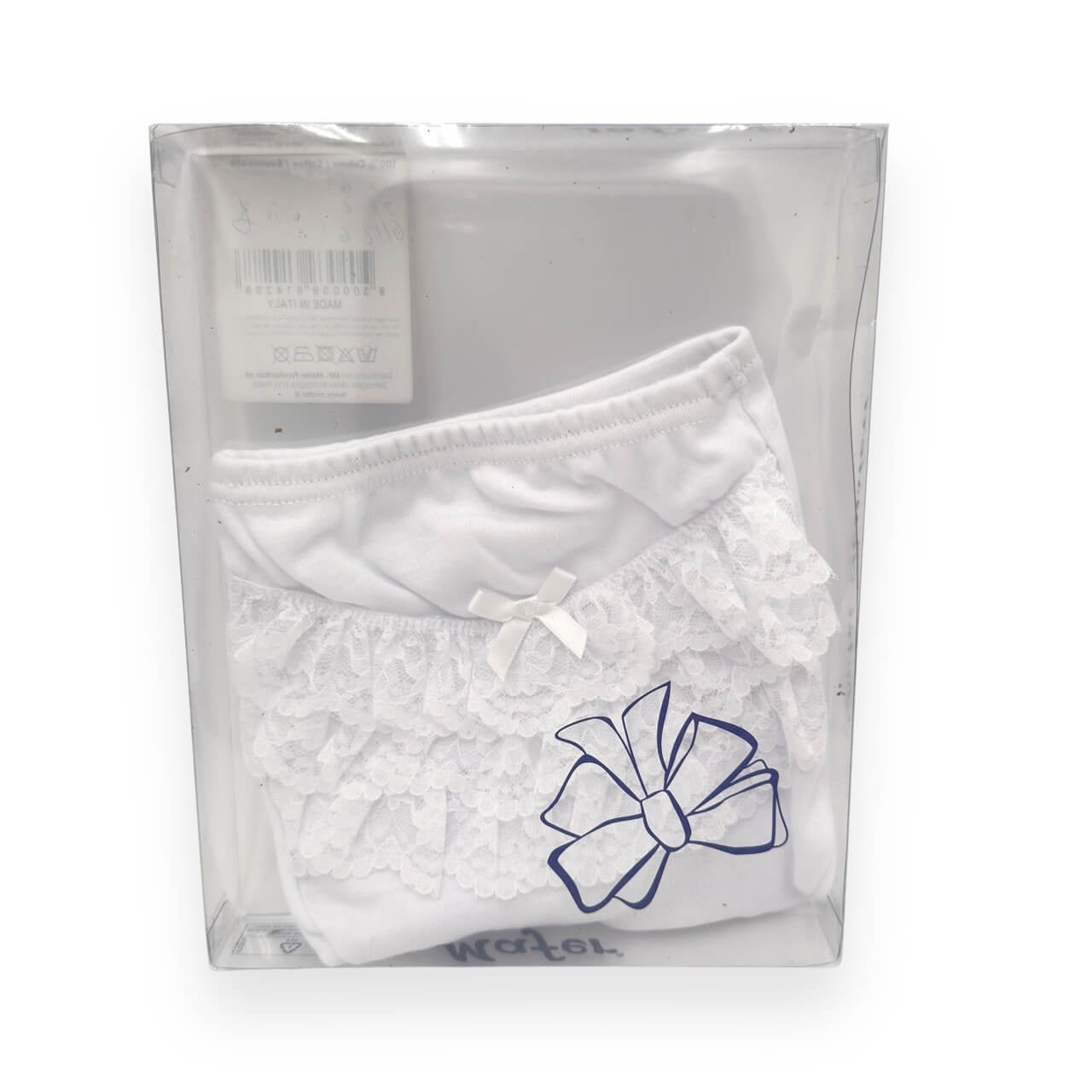 Culotte en coton lacée