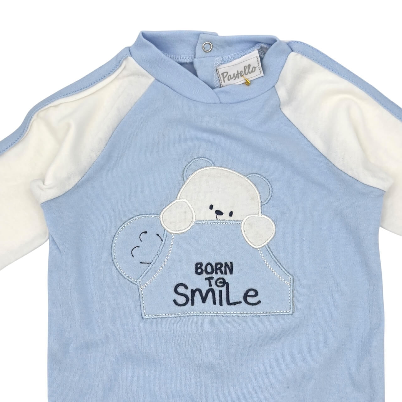 Barboteuse en coton pastel chaud