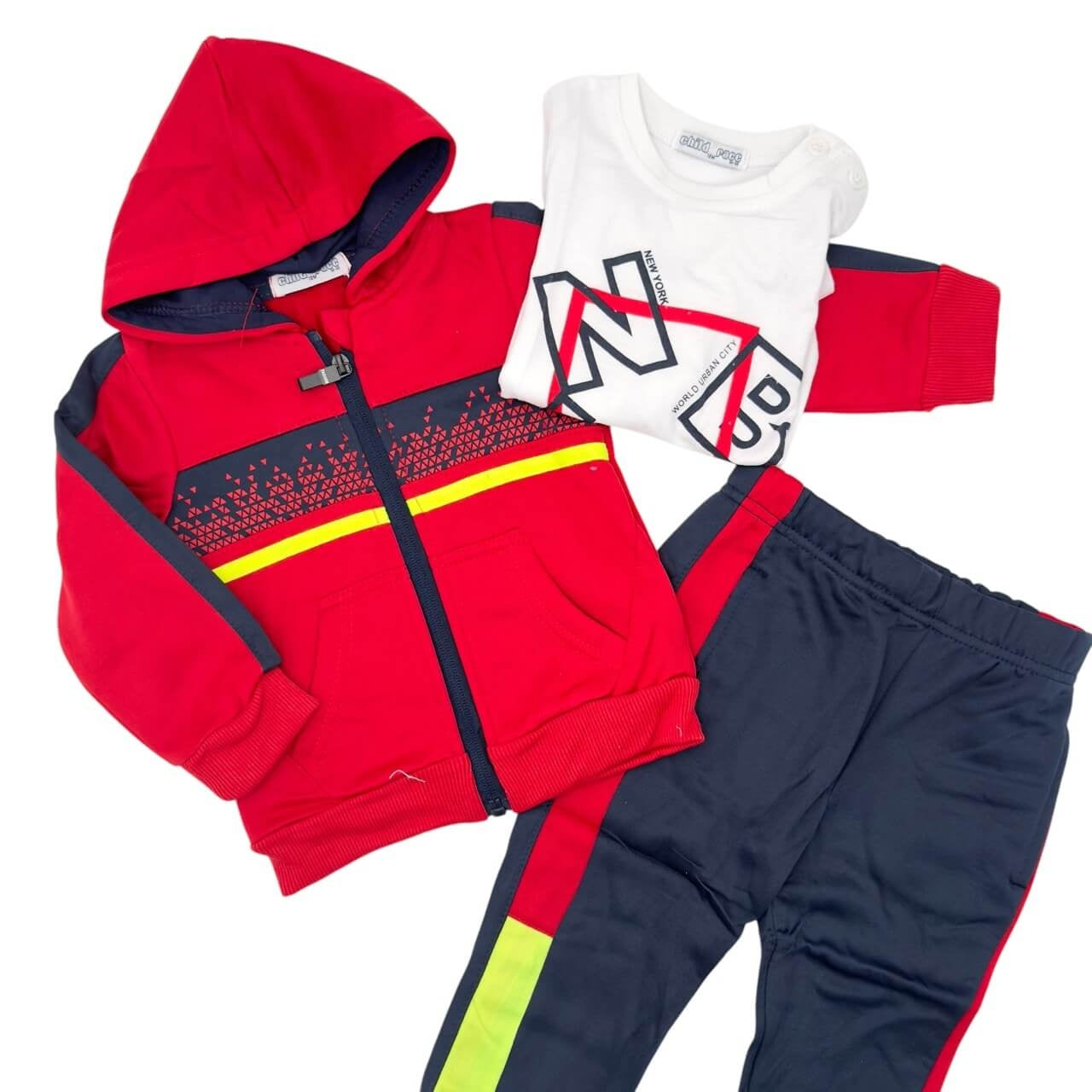 Survêtement sweat 3 pièces nouveau-né