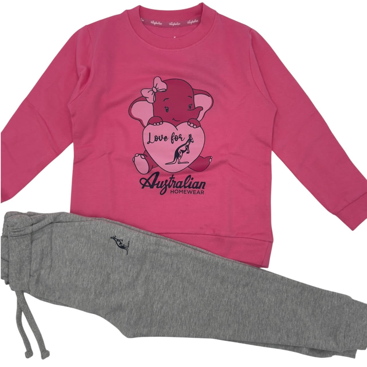 Pyjama en peluche pour bébé fille australienne