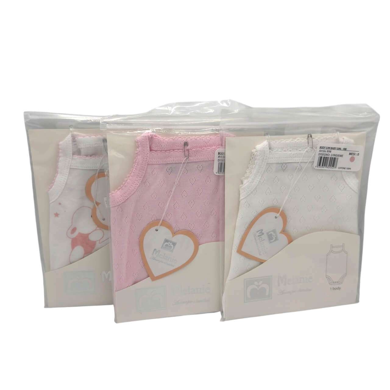 3 Body Bredelline 100% Coton Mélanie