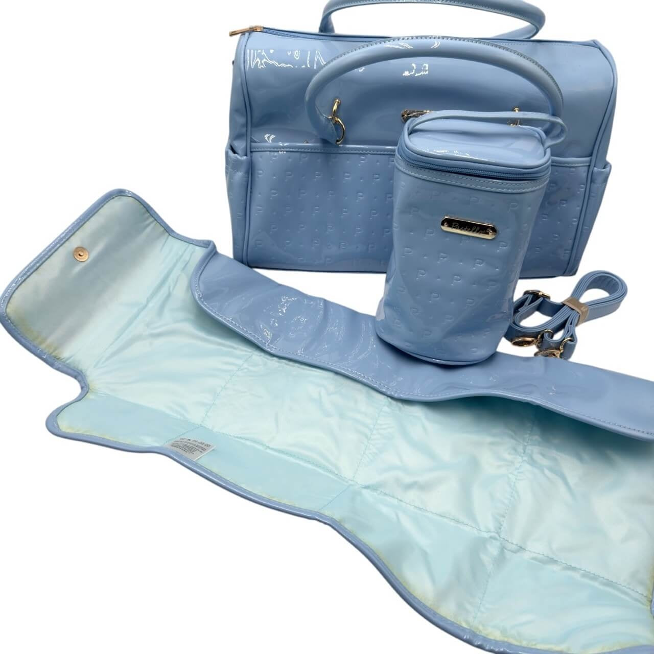 Ensemble sac de naissance en simili cuir