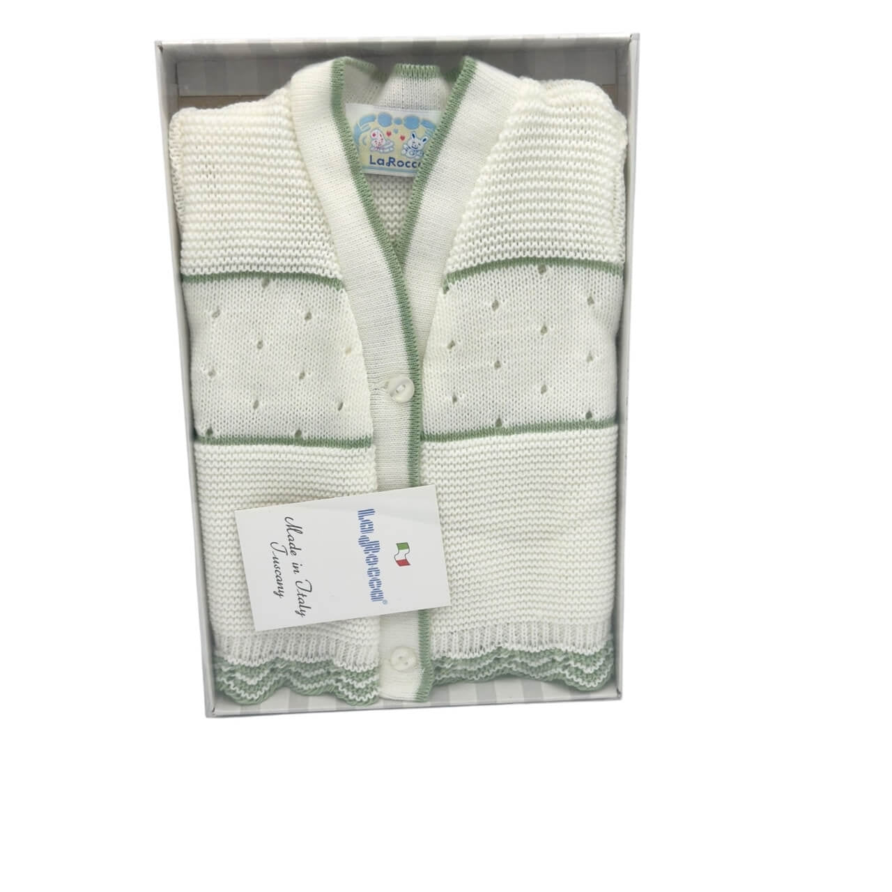 Pull en laine mélangée 0/6 mois