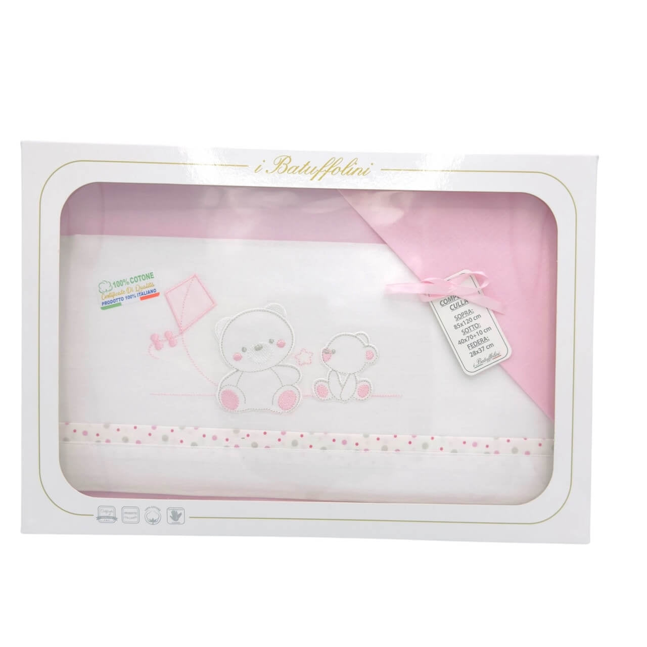 Ensemble complet berceau/lit bébé 100 % coton