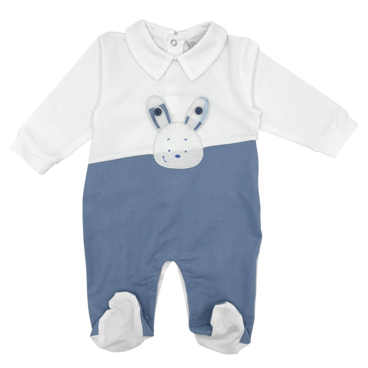 Barboteuse bébé en coton pastel