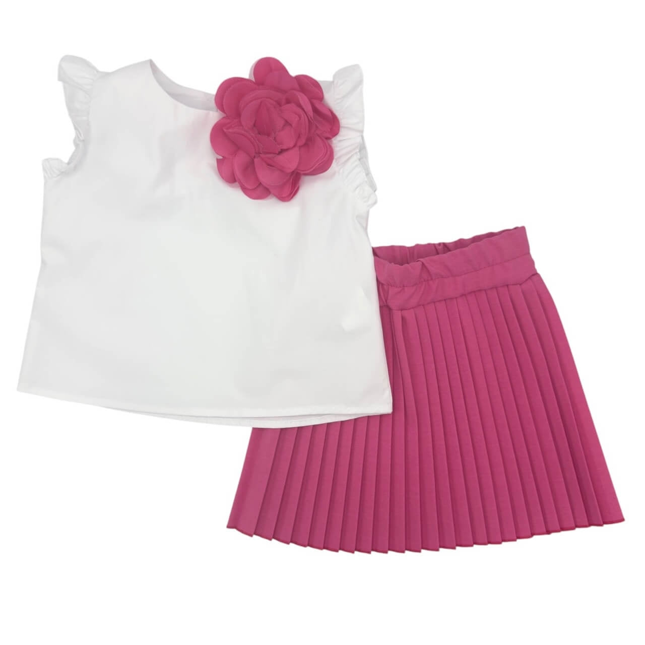 Jupe plissée complète pour fille