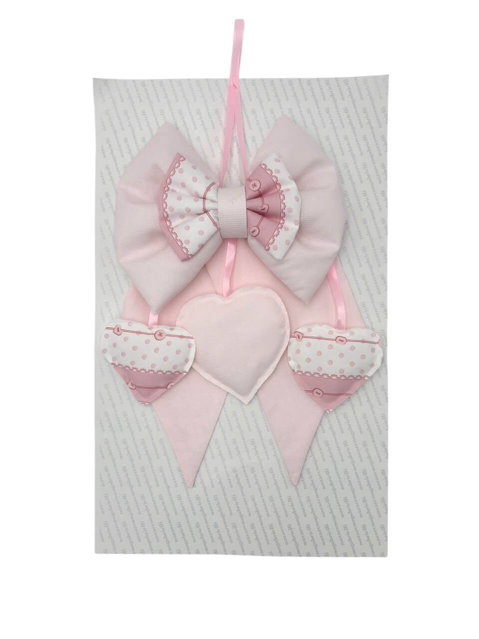 Noeud/rosace de naissance 40x35 cm