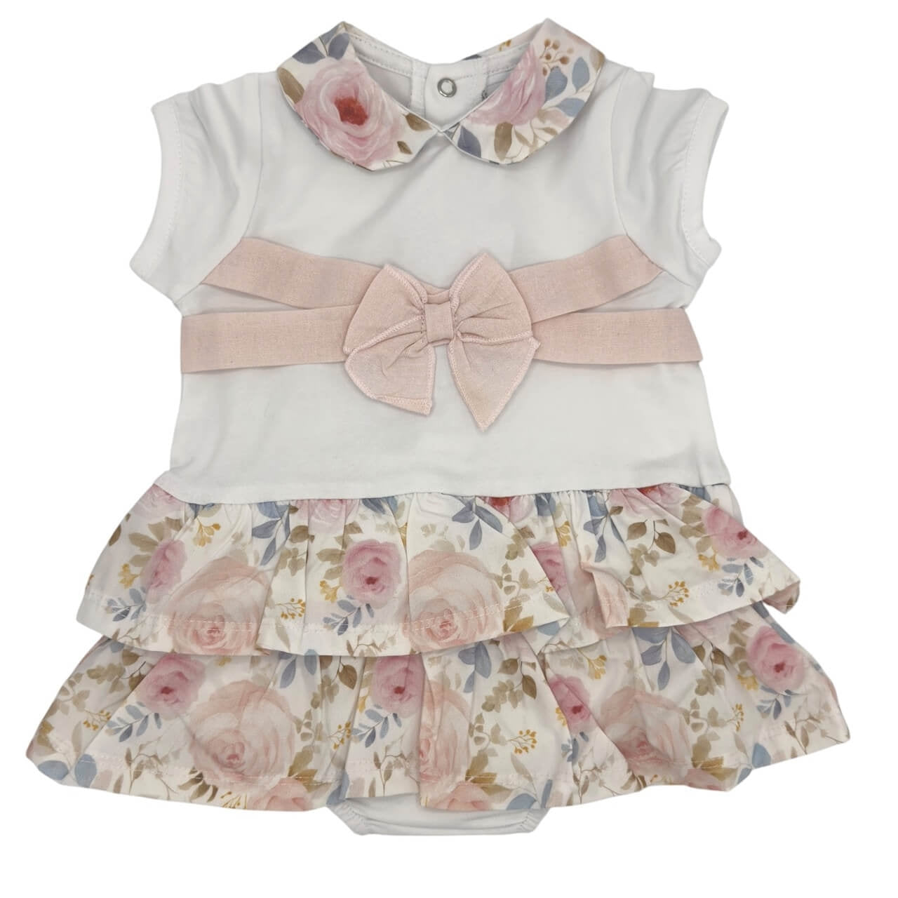 Abitino a pagliaccetto Neonata in Cotone