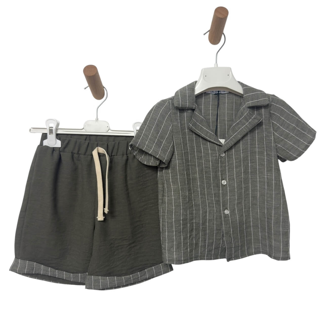 Completo bambino a righe