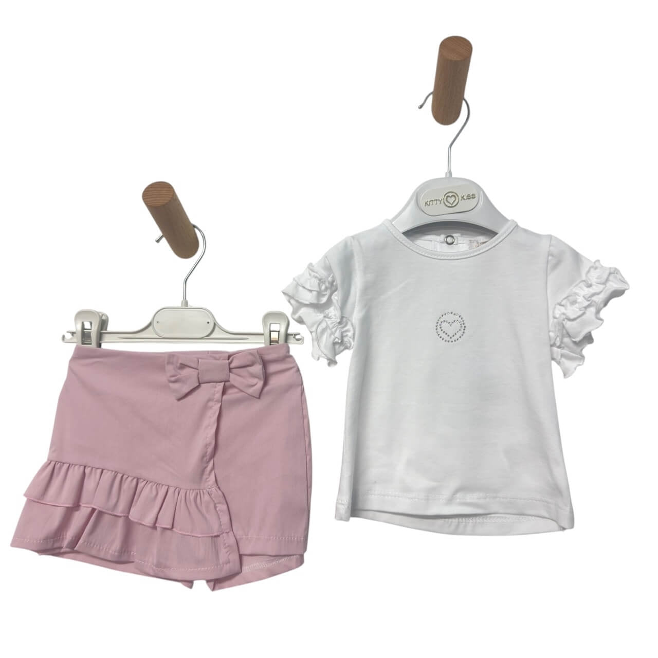 Tenue en coton pour bébé fille