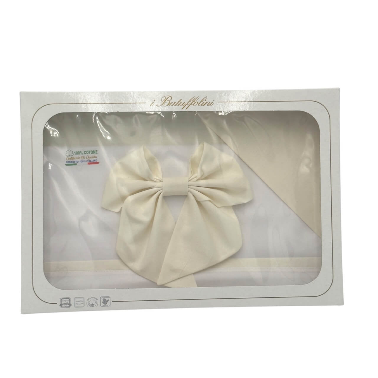 Completo Ficco Culla/Lettino Batuffolini 100% Cotone