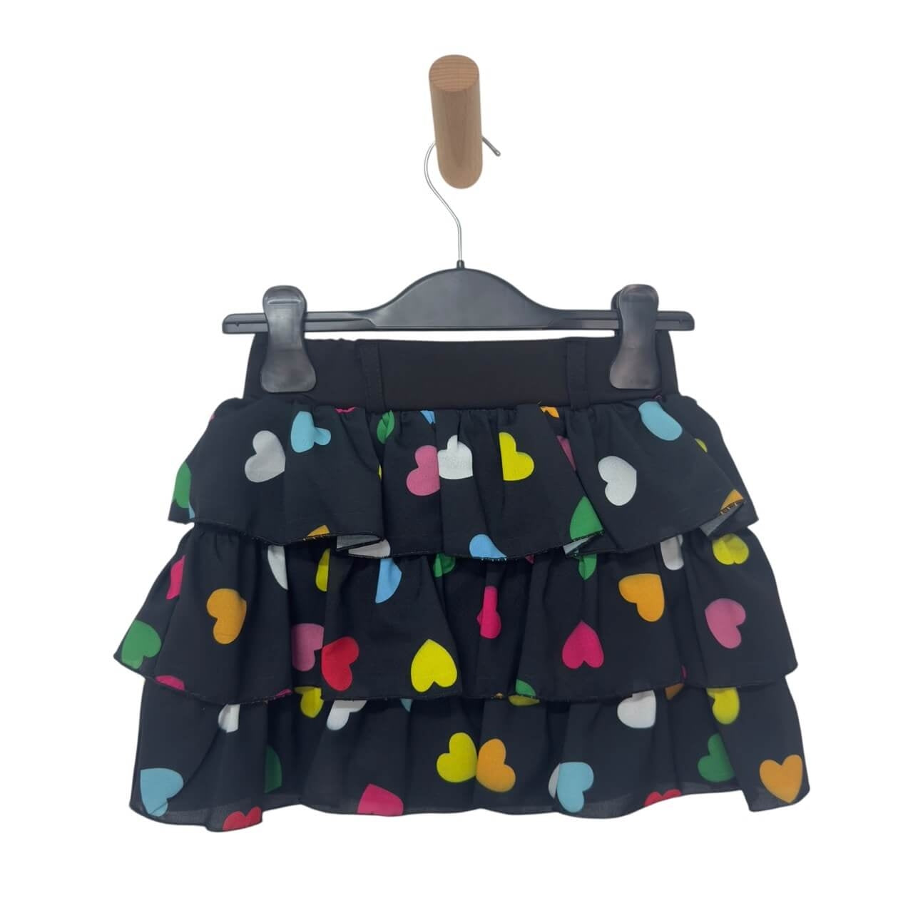 Gonna Bimba con Balze e Fantasia Cuori