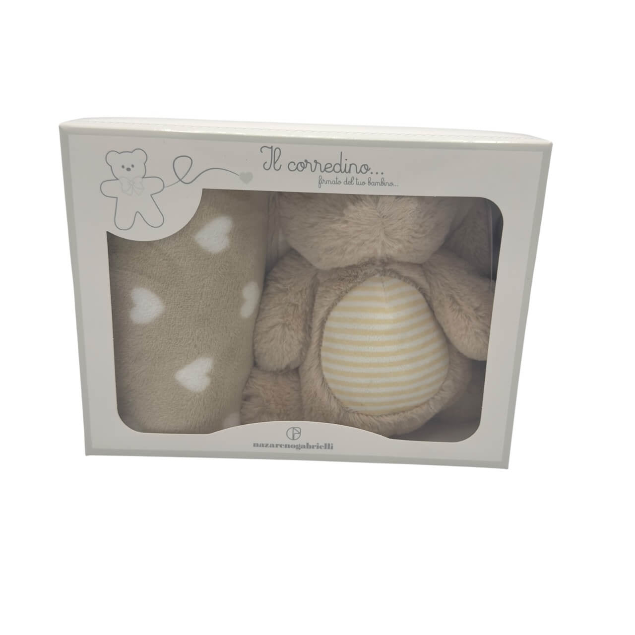 Plaid Passeggino Nazareno Gabrielli Con Pupazzo 70x90 cm