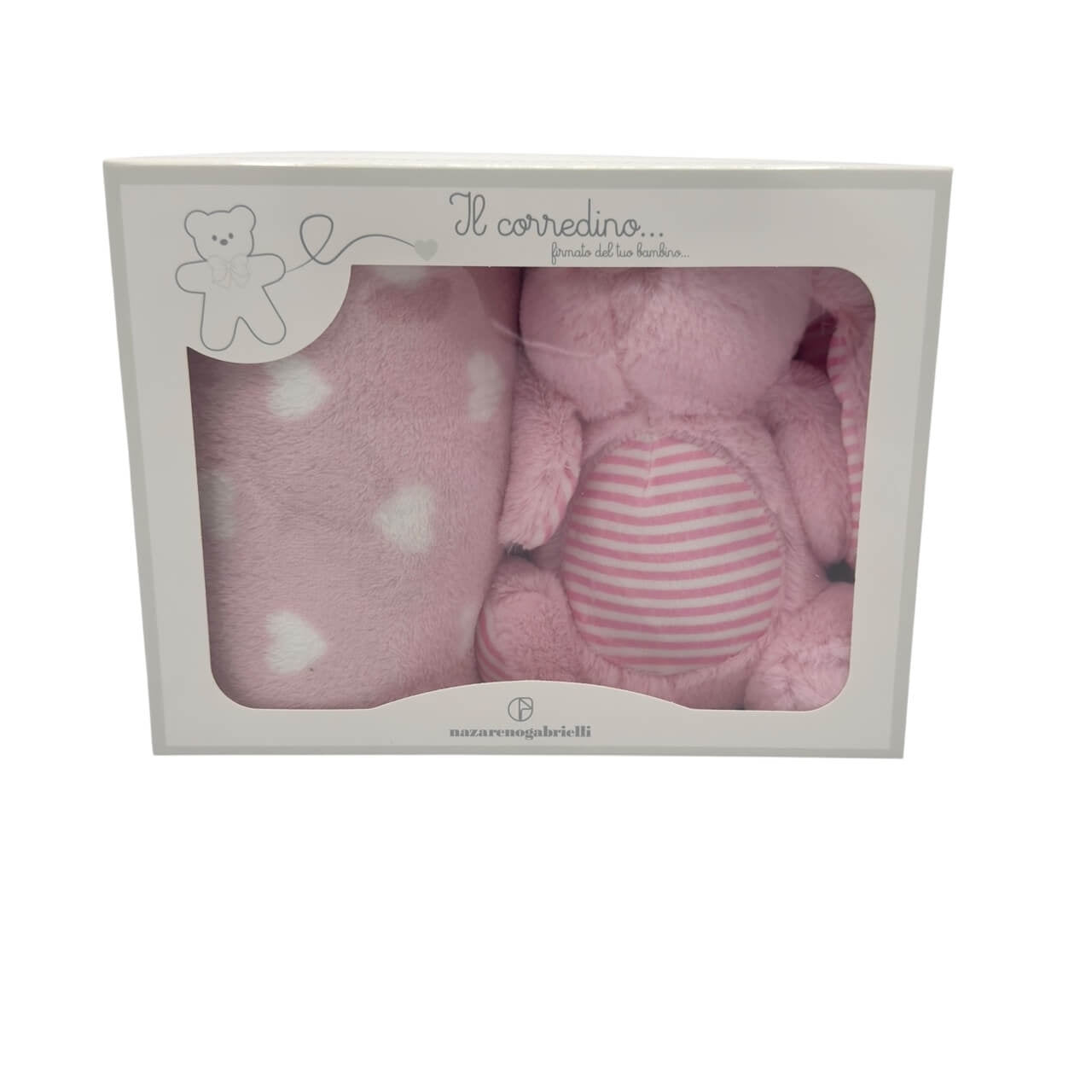 Plaid Passeggino Nazareno Gabrielli Con Pupazzo 70x90 cm