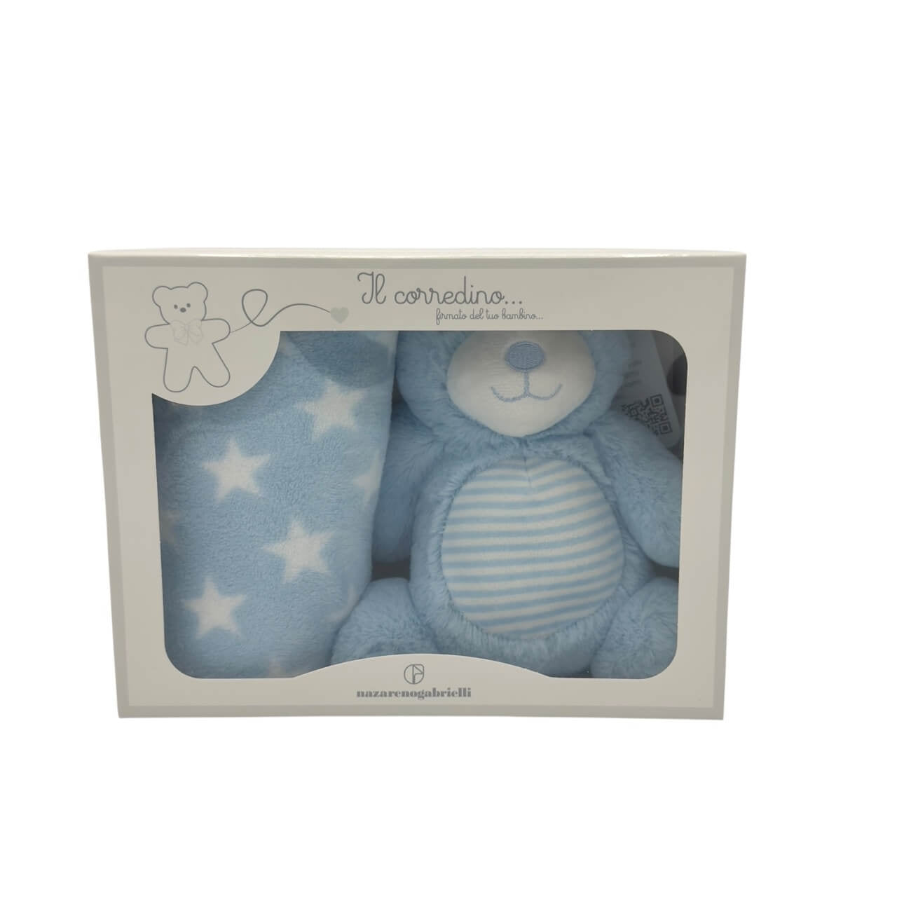 Plaid Passeggino Nazareno Gabrielli Con Pupazzo 70x90 cm