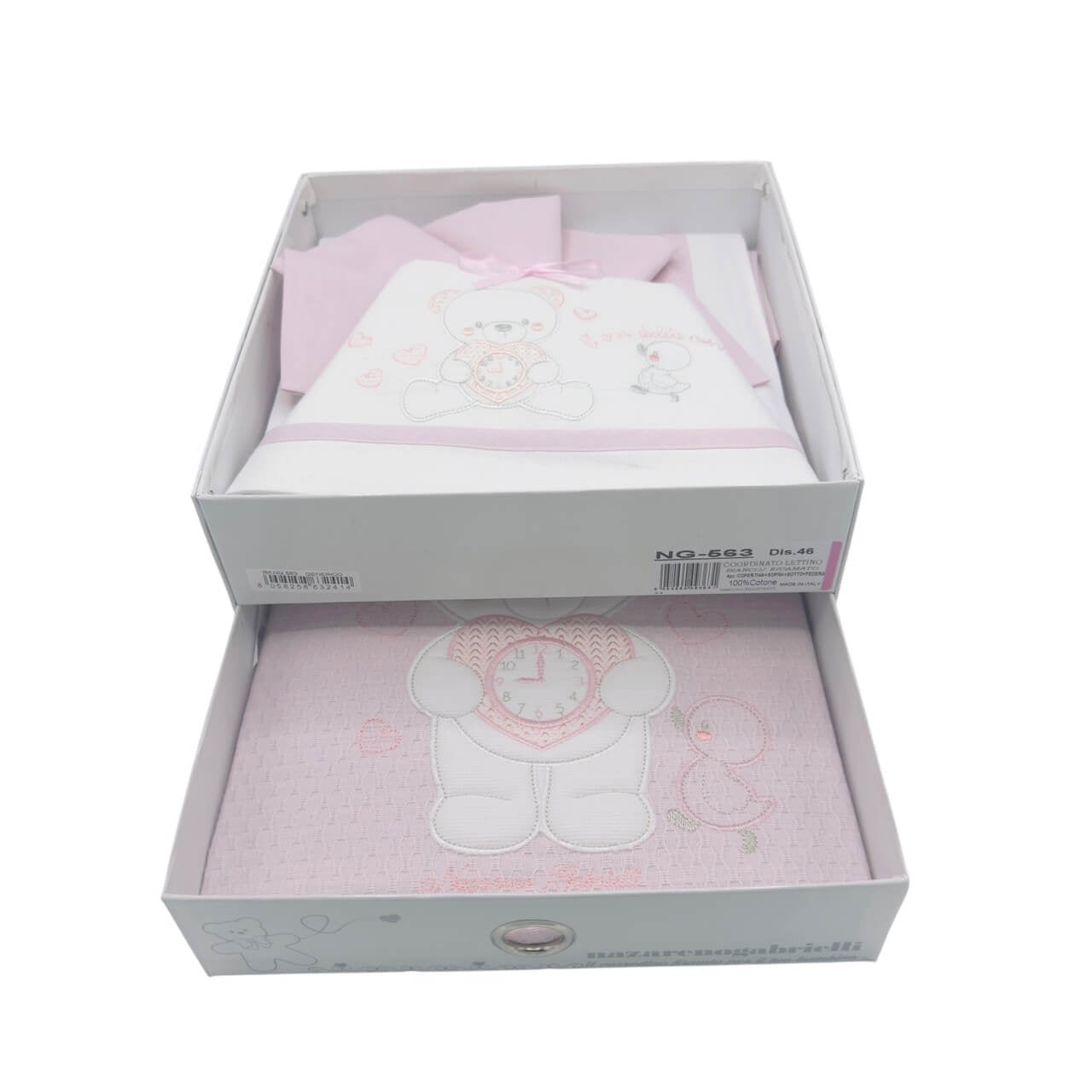 Completo Lenzuola + Copertina Cotone Lettino