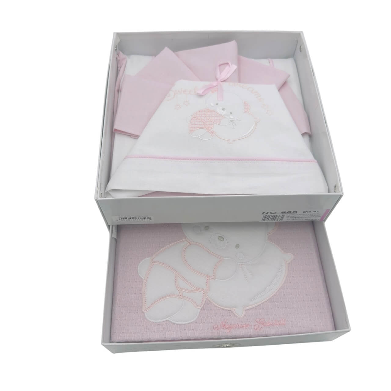 Completo Lenzuola + Copertina Cotone Lettino