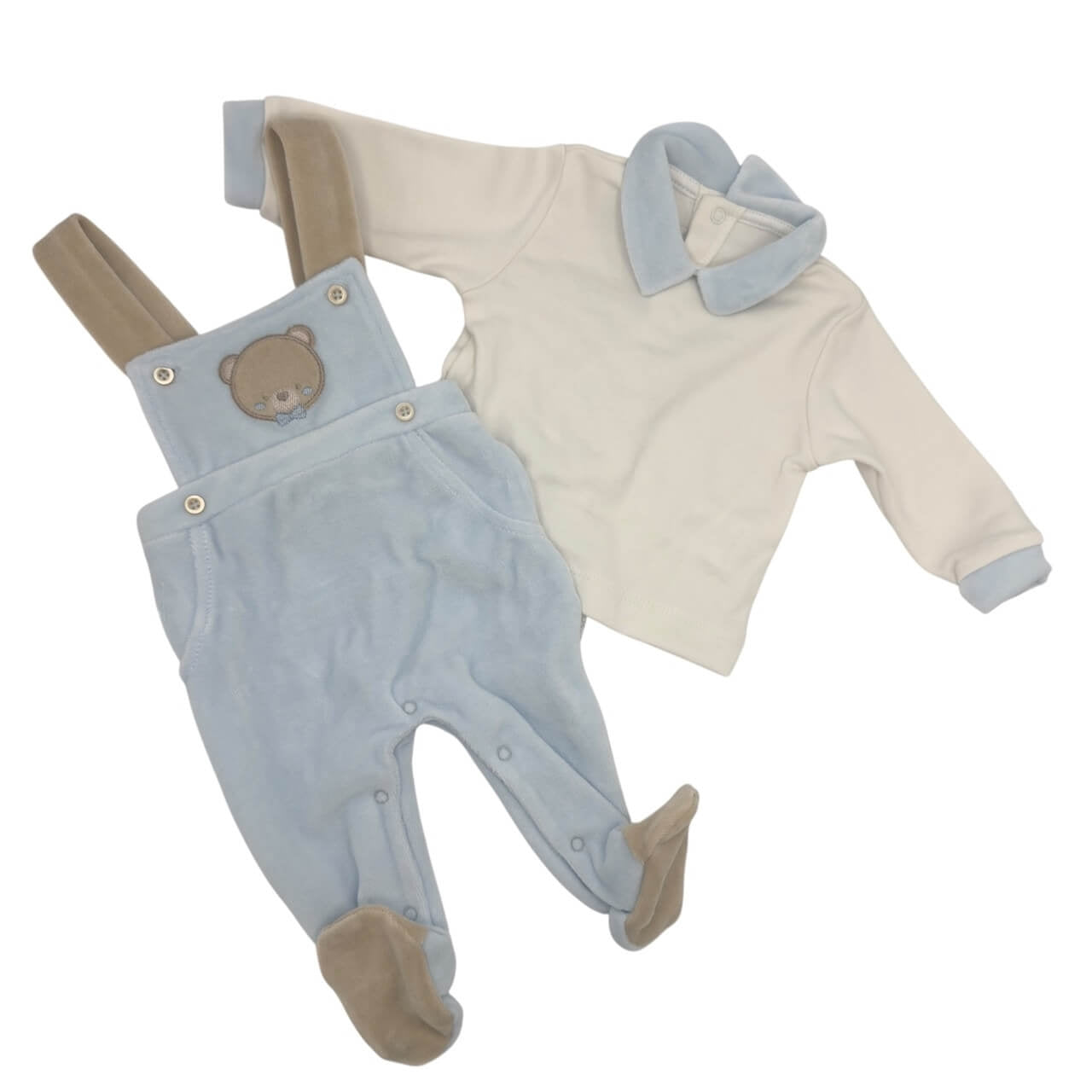 Tutina/Salopette ciniglia Les jolies