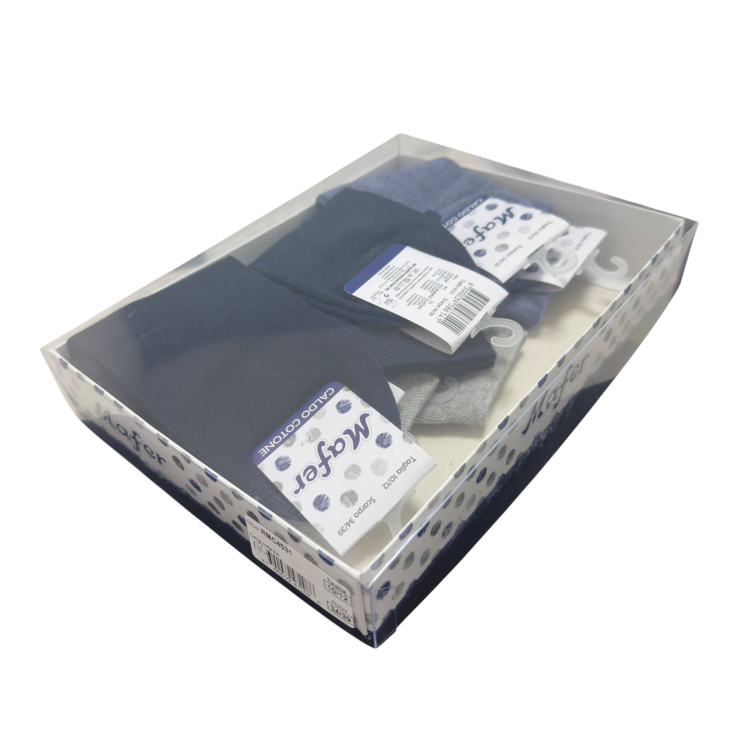 3 chaussettes bébé chaudes en coton