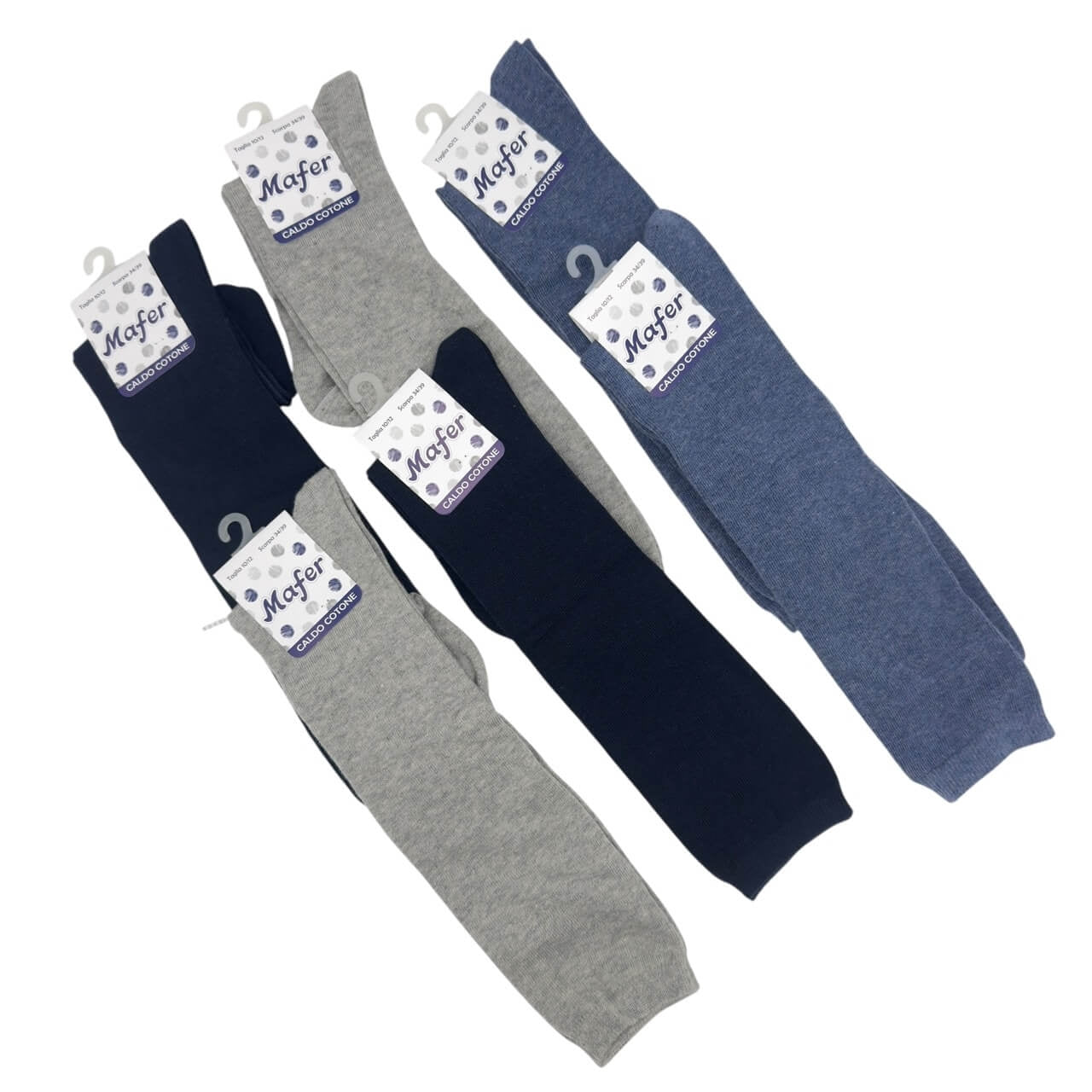 6 Calzini in Caldo cotone Bimbo