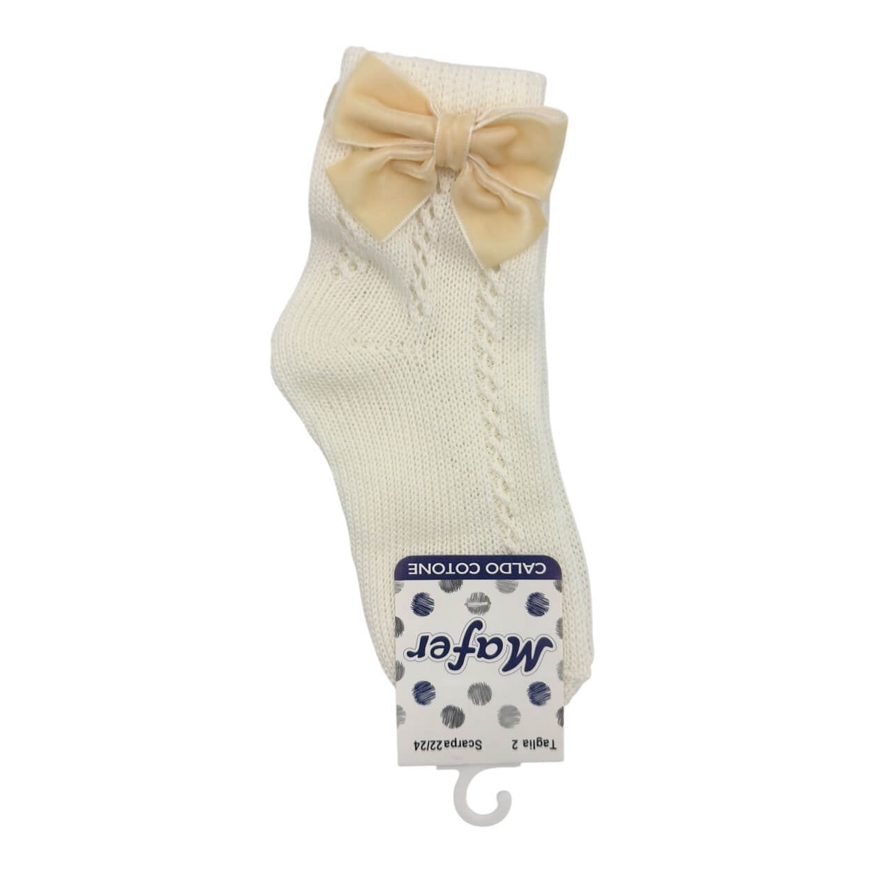 Calzino con Fiocco in Caldo cotone