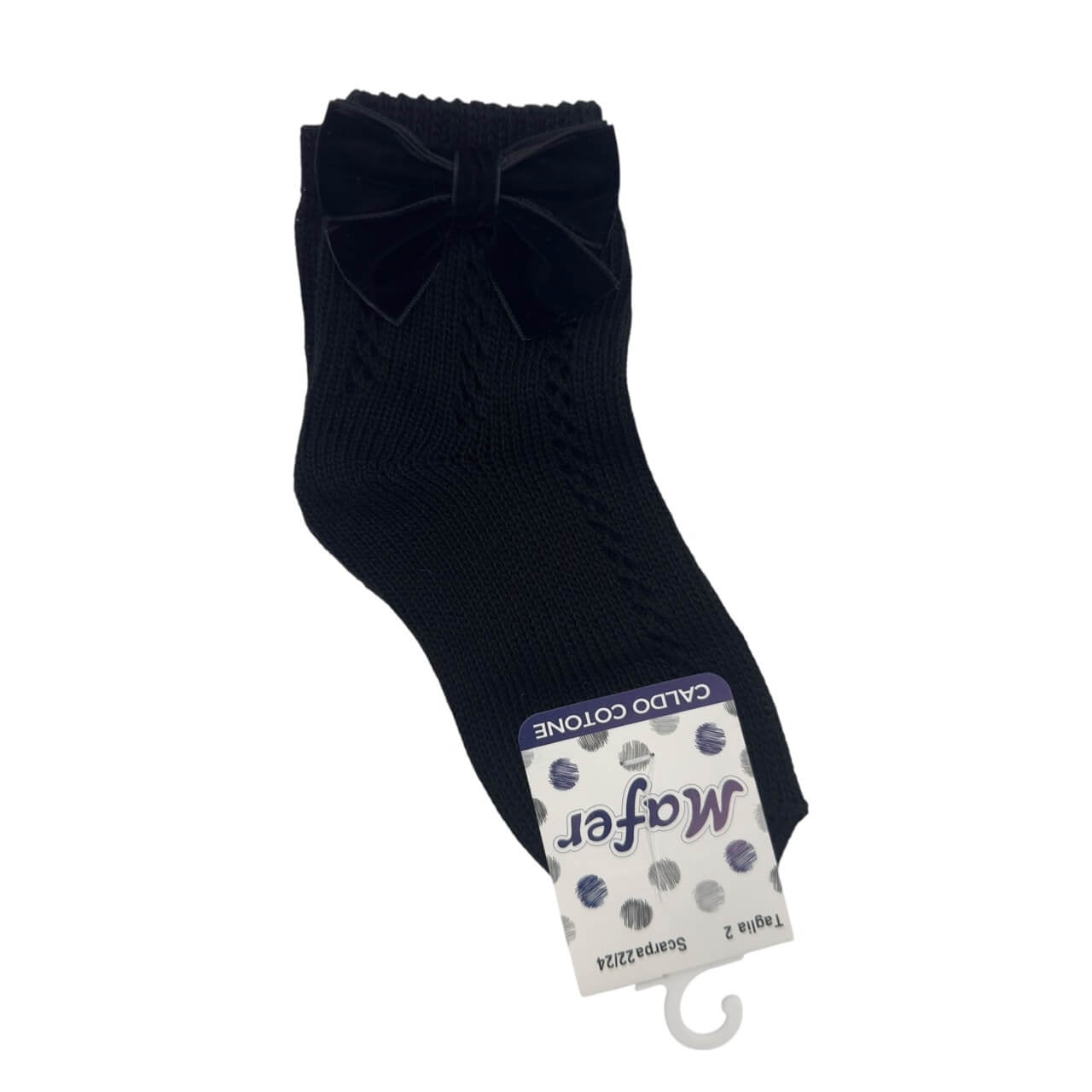Calzino con Fiocco in Caldo cotone
