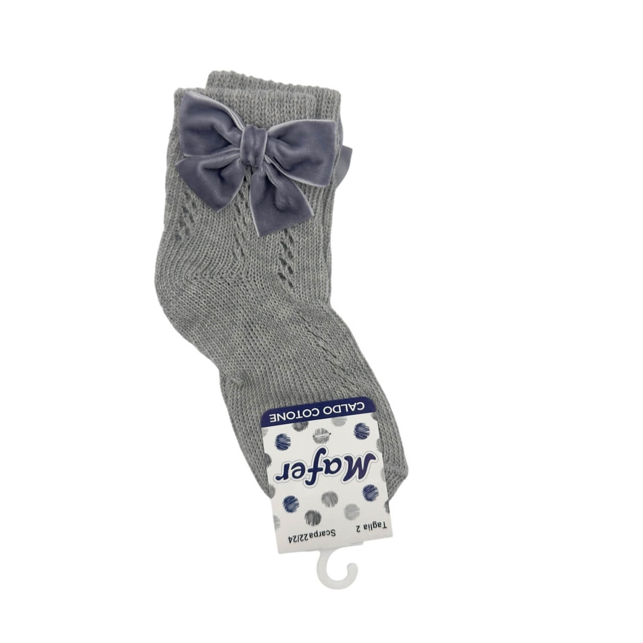 Calzino con Fiocco in Caldo cotone