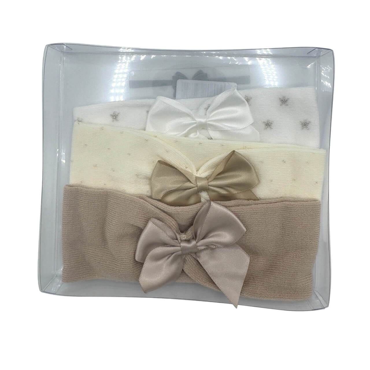 3 Fascie Neonata in Caldo Cotone 0/6 Mesi