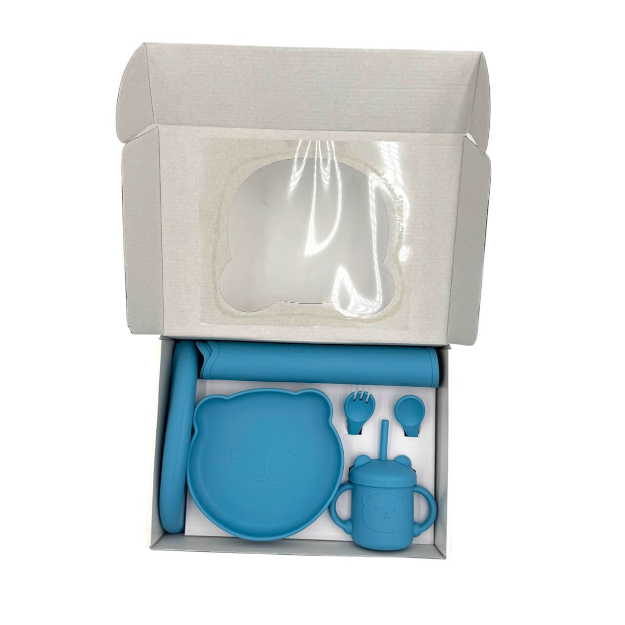 Set Pappa da 5 Pezzi in Silicone