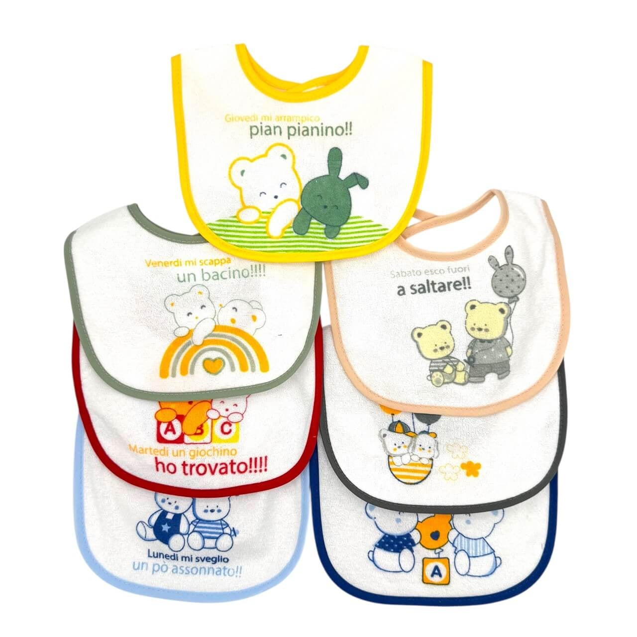 Set Bavette della settimana Spugna Melanie