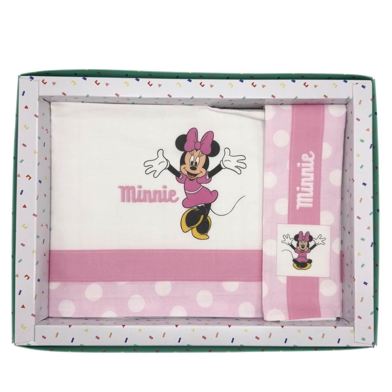 Completo Lettino Minnie 100% Cotone