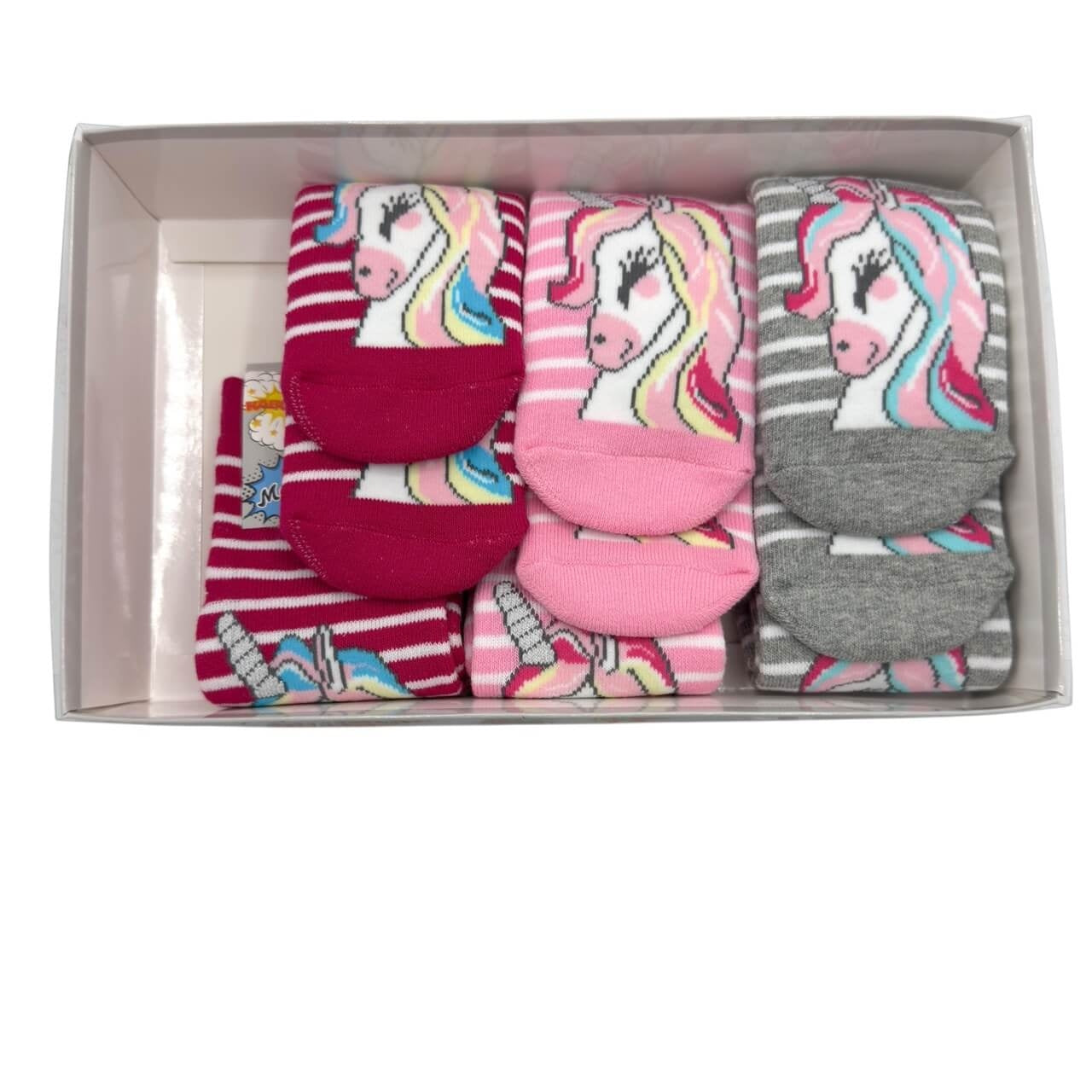 6 Calzini Antiscivolo Caldo Cotone Bimbo