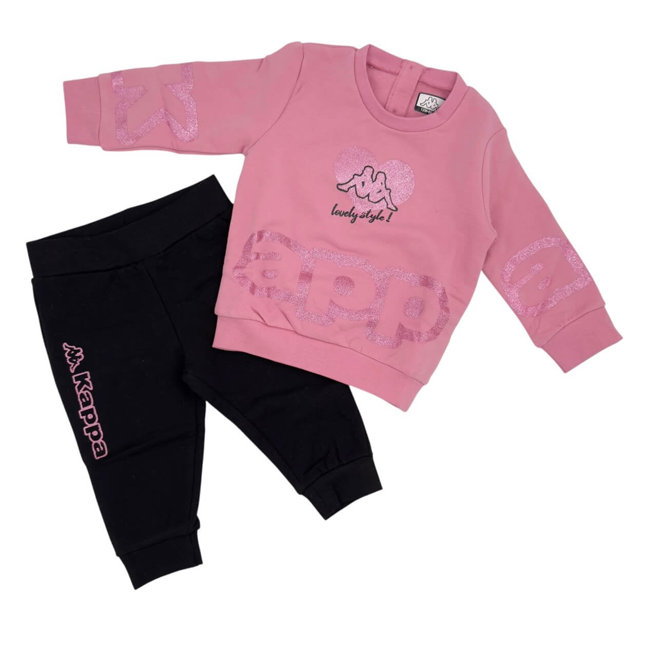 Tuta Felpata Kappa Neonata