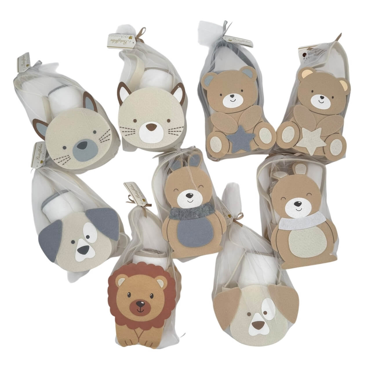 1 Set Regalo Neonato con Accappatoio Triangolo