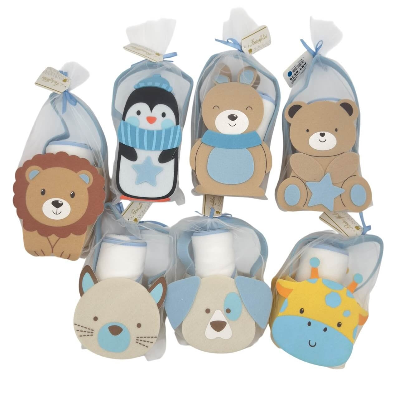 1 Set Regalo Neonato con Accappatoio Triangolo