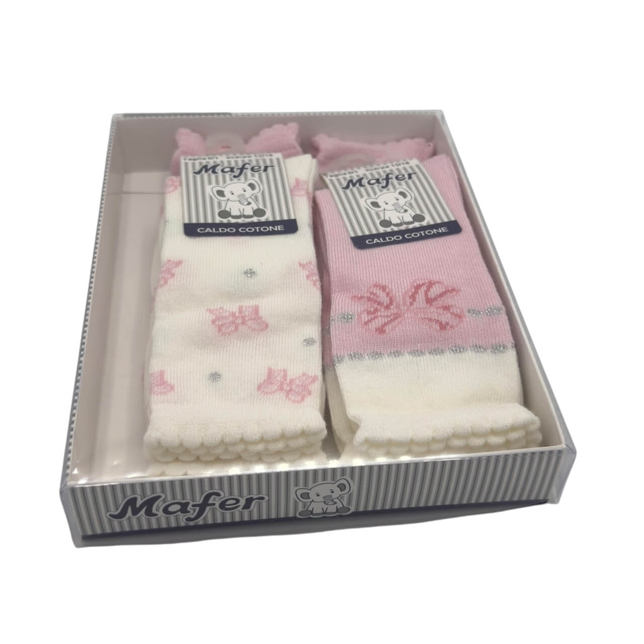 6 Calzini Caldo Cotone Neonata