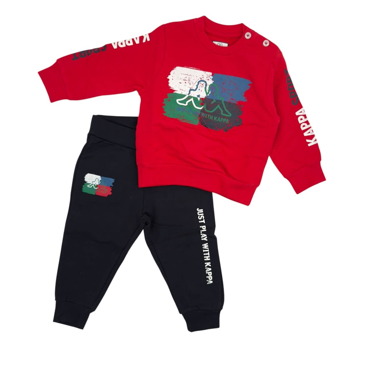 Tuta Felpata Kappa Neonato