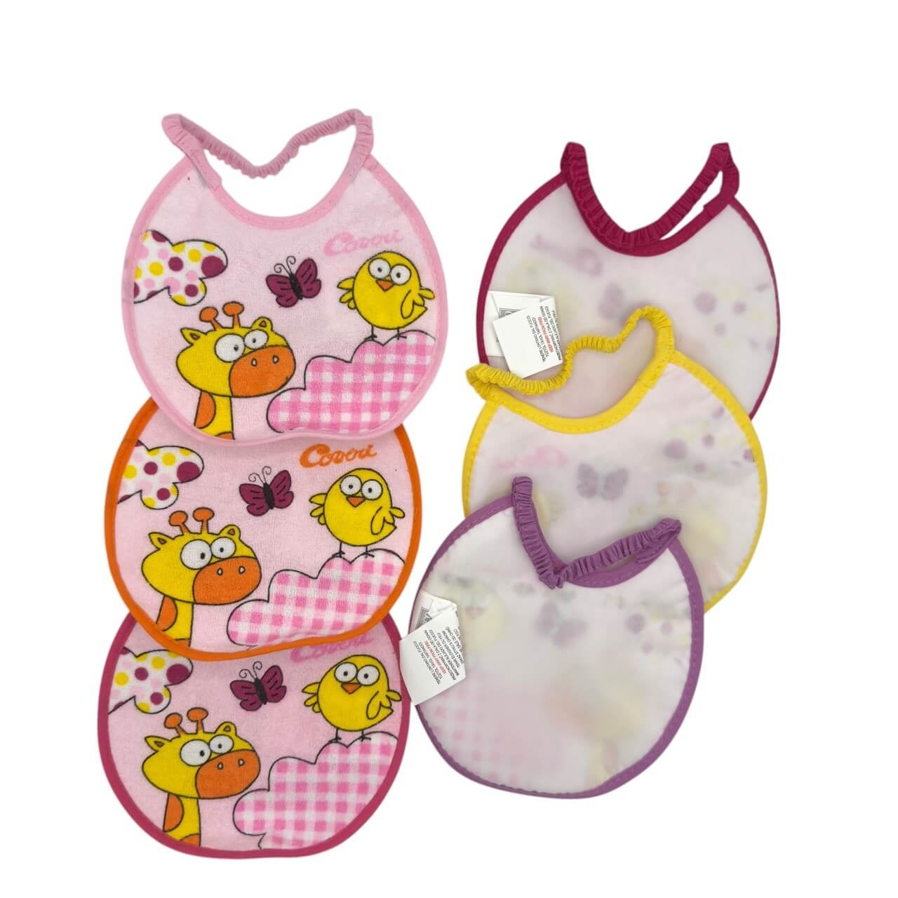 6 Bavette Enrico Coveri Con Molla Plastificata