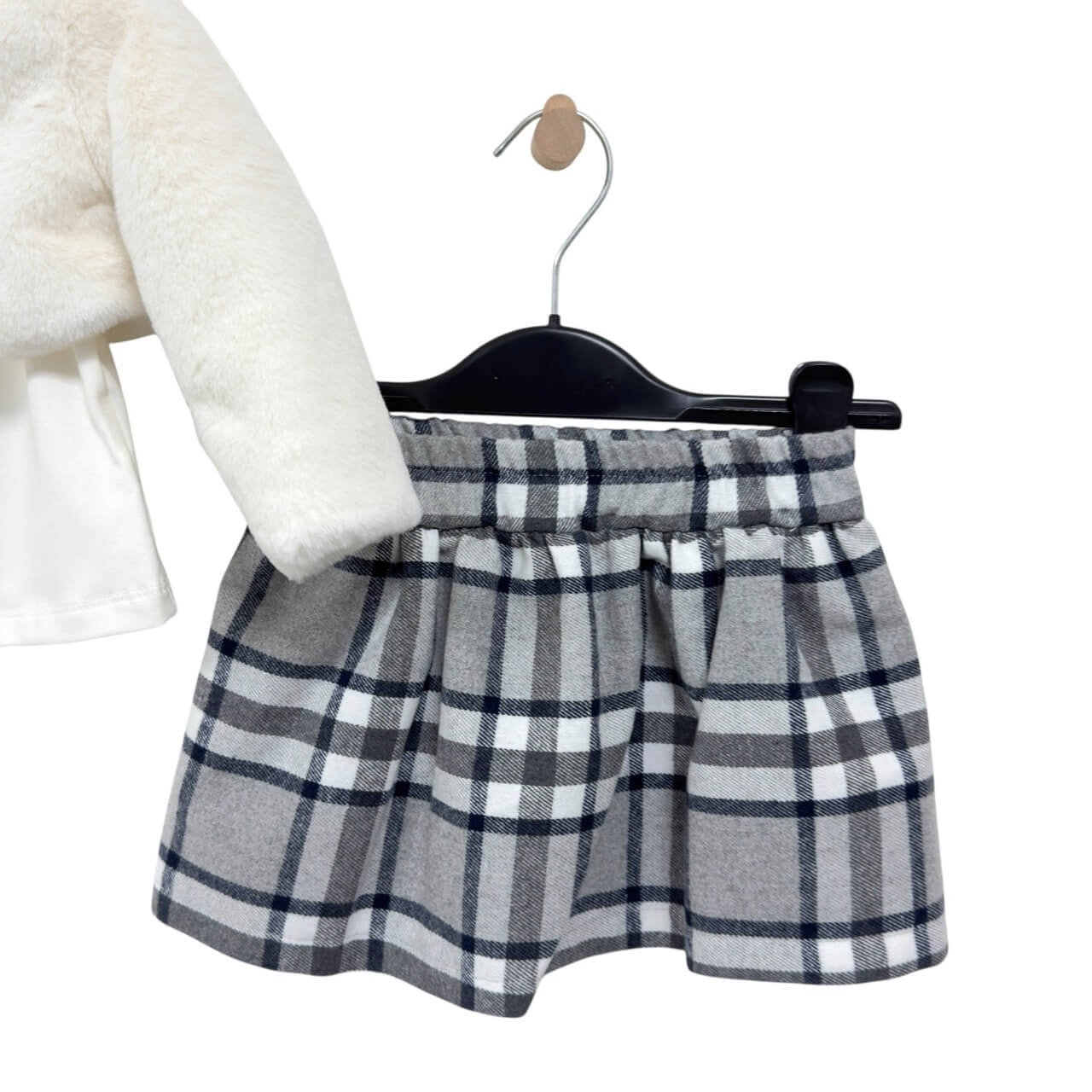 Completo Neonata Con Pelliccia