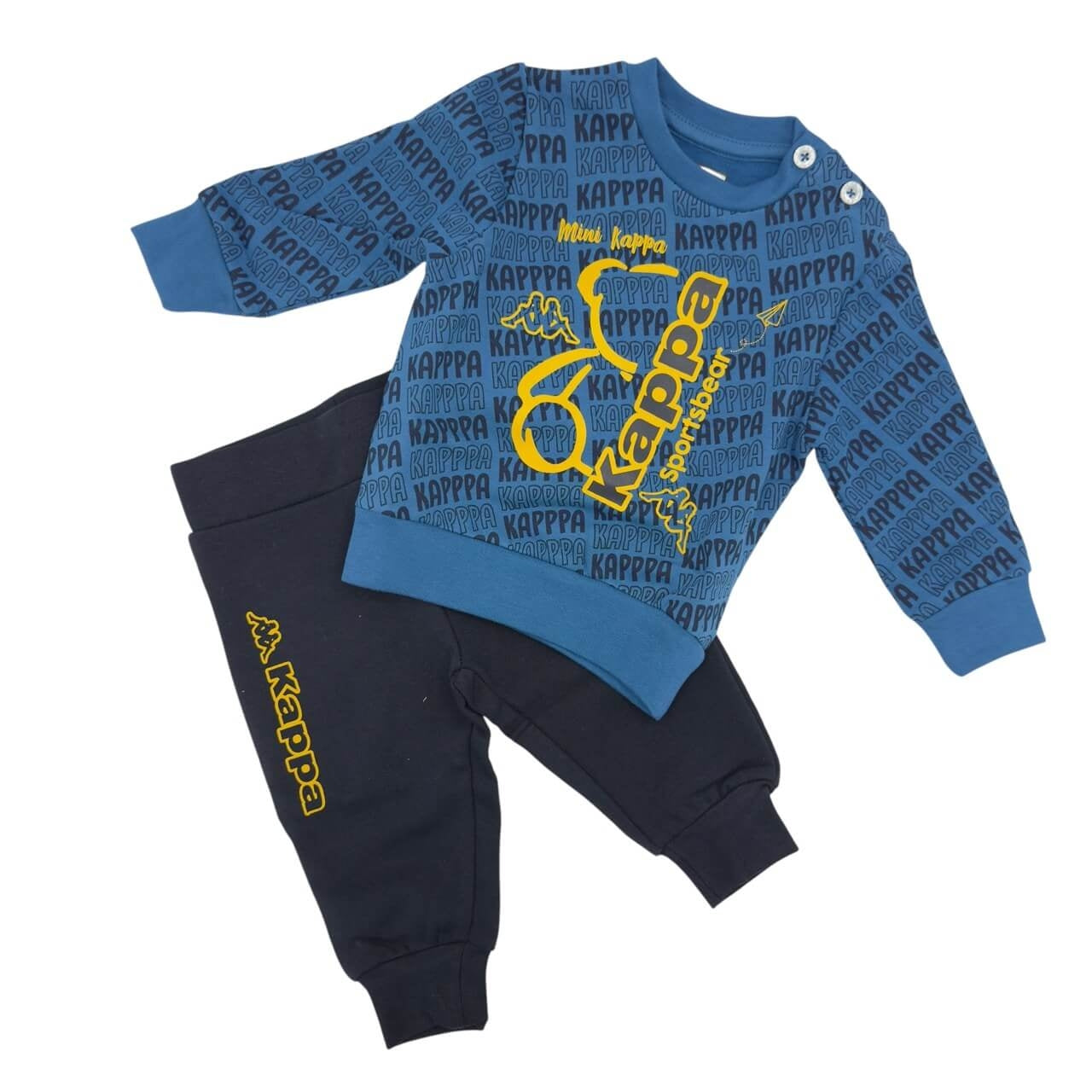 Tuta Felpata Kappa Neonato