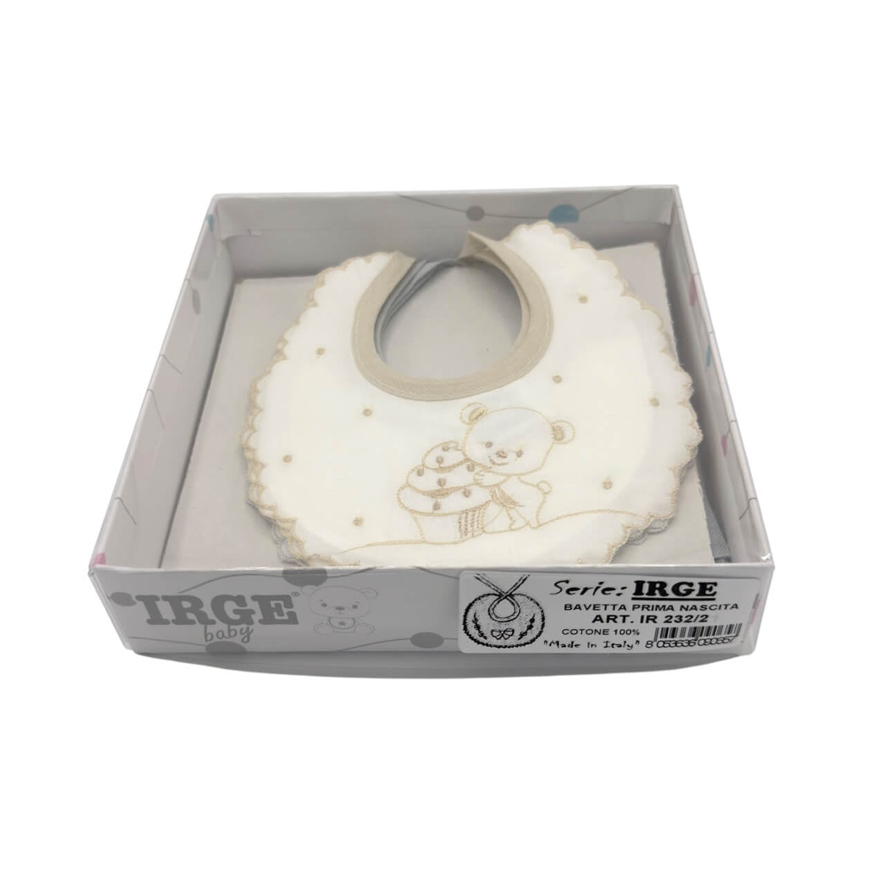 6 Bavette Ricamate Irge con Laccetti