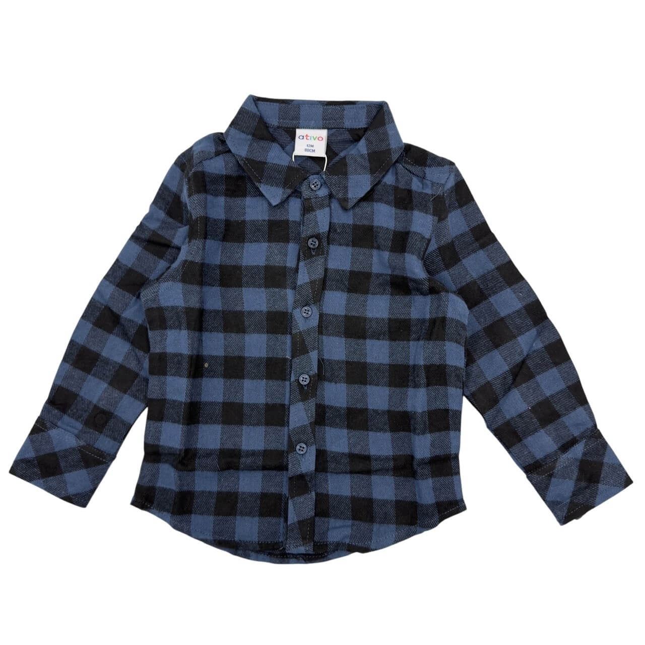 Camicia Neonato Flanella