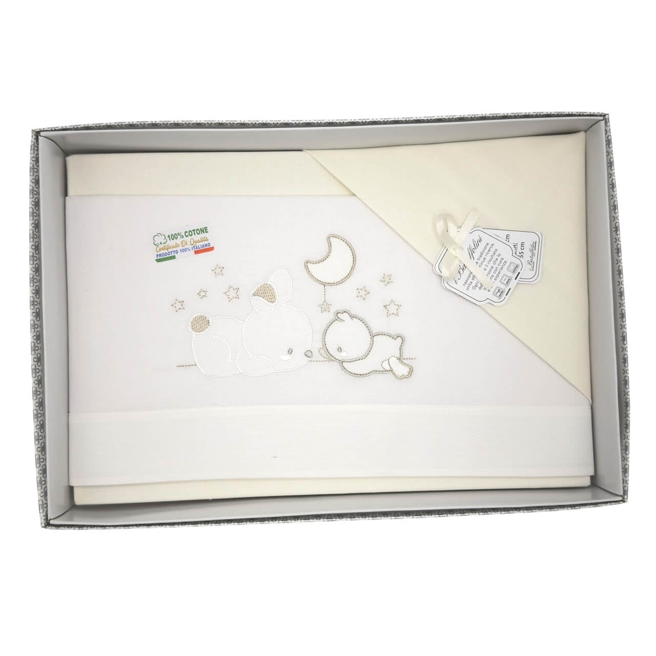 Completo Culla/Lettino Batuffolini 100% Cotone