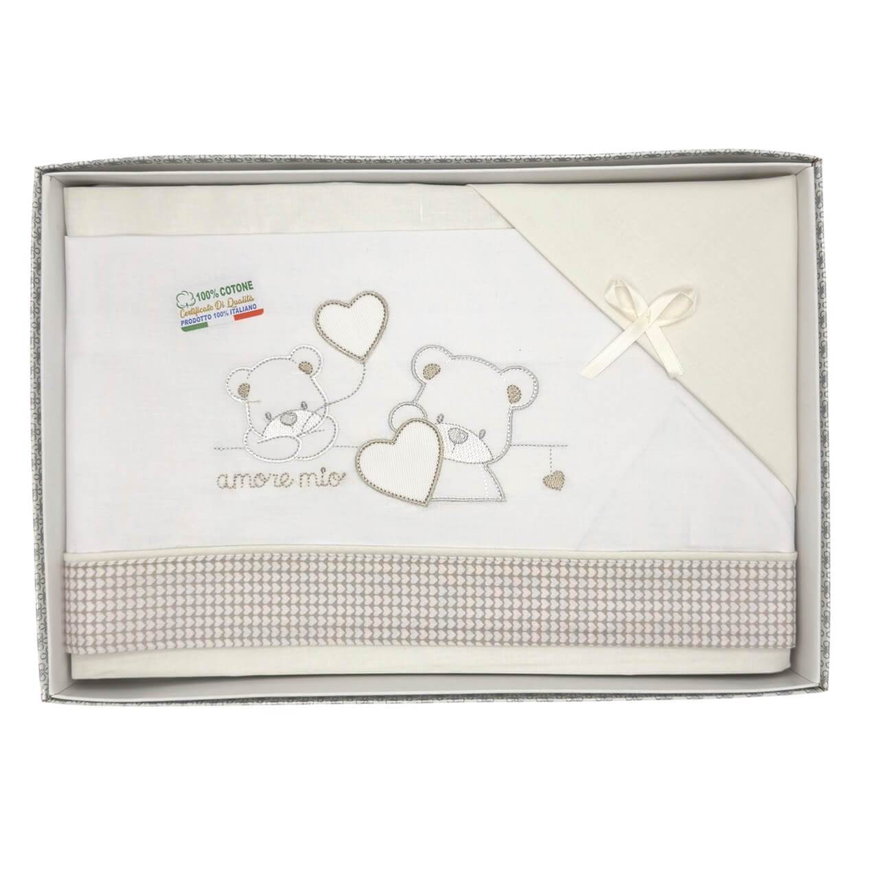 Completo Carrozzina Batuffolini 100% Cotone