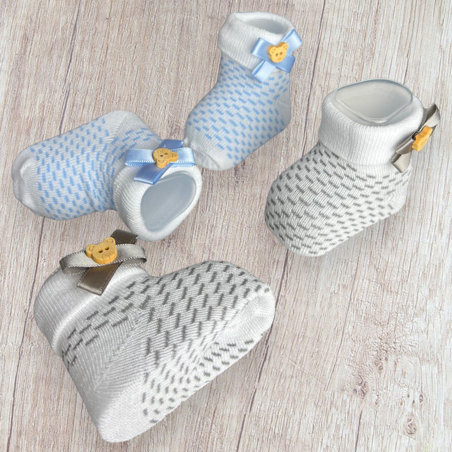 2 Calzini Con Applicazione Cotone Melanie - Mstore016