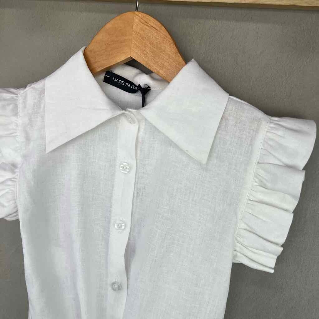 Camicia Bimba In Lino - Mstore016