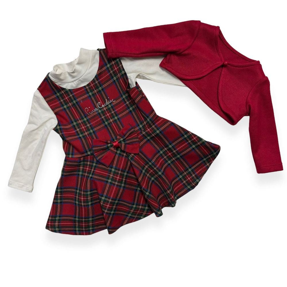 Abito Neonata Scozzese